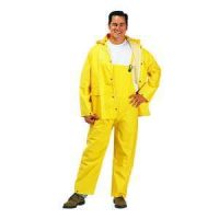 3 Piece Yellow Rainsuit, 35 mil