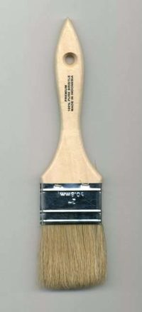2 inch double thick chip brush with dense bristle fill