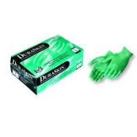 Green Vinyl Examination Gloves 6 1/2 mil