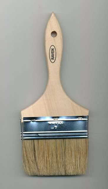 4" Chip Brush, Double Thick Bristle