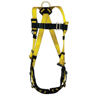 Full Body Harness, Single Back D Ring, Tongue Buckle Leg Straps