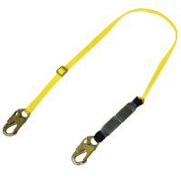Shock Absorbing 6' Adjustable Lanyard