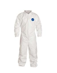 Dupont TY125 Tyvek Coveralls with Elastic Wrists and Ankles