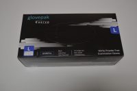 Kuervo 6mil Black Disposable Nitrile Exam Gloves, Powder-Free