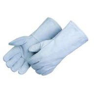 Gray Leather Welders Gloves