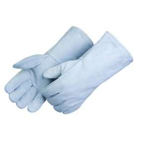 Gray Leather Welders Gloves