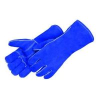 Premium Blue Side-Split Leather Welders Gloves