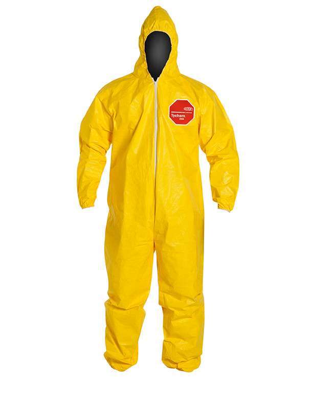 Dupont QC127 Tychem QC Coveralls with Hood