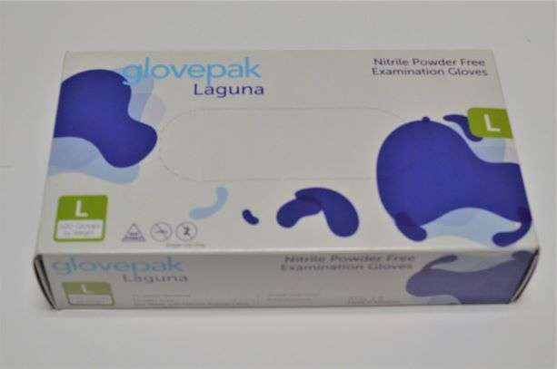 4.3 mil Blue Disposable Medical Grade Nitrile Gloves with Textured Grip, Powder-Free