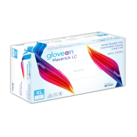 Maverick LC, 12" Long Cuff Medical Grade, 6mil Blue Disposable Nitrile Gloves, Powder-Free