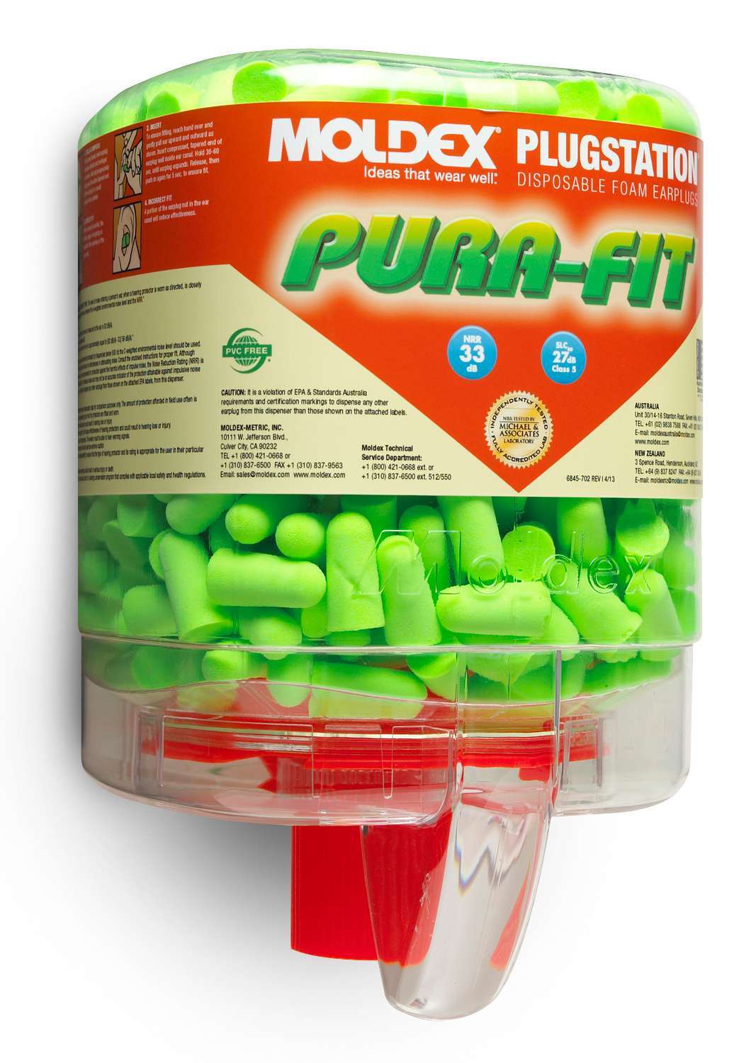 Moldex 6844 Pura-Fit Earplug Dispenser
