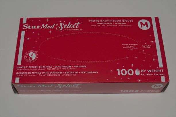 3.2mil Blue Disposable Medical Grade Nitrile Gloves, Powder-Free