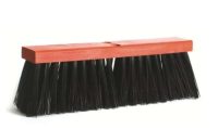 18" STREET BROOM, POLY.  5" TRIM TAPERED