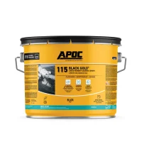 APOC 115 white elastomeric roof coating in 3-gallon pail for cool roof systems