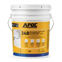 APOC 248 Arizona White Elastomeric Roof Coating in 5-gallon pail for low-slope roofing applications