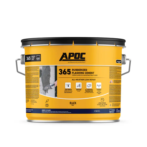 APOC 365 Rubberized Flashing Cement – Wet Surface Roof Repair Sealant